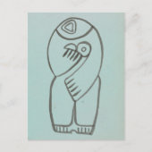 Studie für Mutter und Kind | Henri Gaudier-Brzeska Postkarte (Vorderseite)