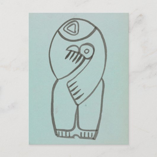 Studie für Mutter und Kind | Henri Gaudier-Brzeska Postkarte (Vorderseite)