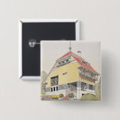 Studie für Olbrichs Haus, Darmstadt, von 'Archit Button (Vorne & Hinten)
