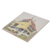 Studie für Olbrichs Haus, Darmstadt, von 'Archit Fliese (Seite)