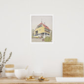 Studie für Olbrich's House, Darmstadt, von "Archit Poster (Küche)