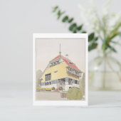 Studie für Olbrich's House, Darmstadt, von "Archit Postkarte (Stehend Vorderseite)