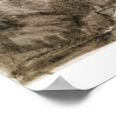 Studie für "Saul and the Witch of Endor" Poster (Ecke)