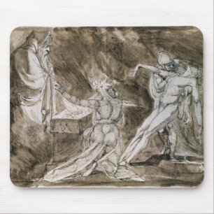 Studie für "Saul und die Hexe von Endor " Mousepad