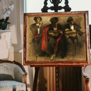 Studie für sitzende Musiker, Sargent  Poster