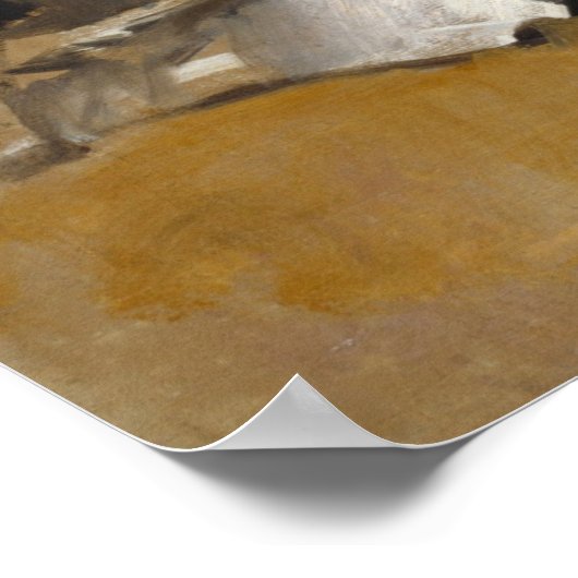 Studie für Sitzfiguren, Sargent Poster (Ecke)