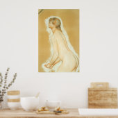 Studie für "The Large Bathers" von Pierre Renoir Poster (Küche)