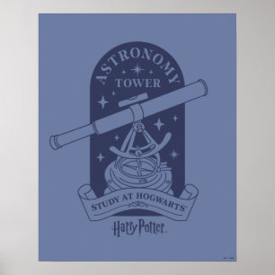 Studie im HOGWARTS™ Astronomie Tower Poster