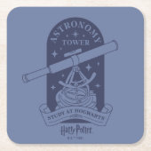 Studie im HOGWARTS™ Astronomie Tower Rechteckiger Pappuntersetzer (Vorderseite)