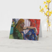 Studie im Pastell Karte (Gelbe Blume)