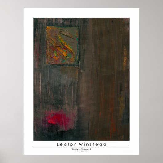 Studie in Abstrakt I Poster (Vorne)