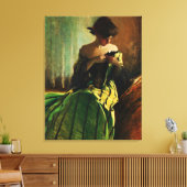 Studie in Schwarz und Grün von John White Alexande Leinwanddruck (Insitu (Wohnzimmer))