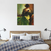 Studie in Schwarz und Grün von John White Alexande Leinwanddruck (Insitu (Schlafzimmer))