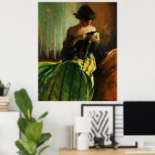 Studie in Schwarz und Grün von John White Alexande Poster (Heimbüro)