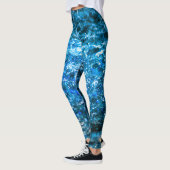 Studie in Watercolor - Blau Leggings (Links)