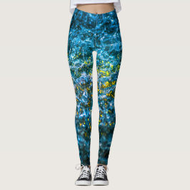 Studie in Watercolor - Gelb Leggings