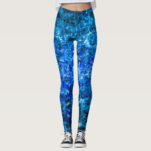 Studie in Watercolor - Indigo Leggings (Vorderseite)