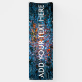 Studie in Watercolor - Orange Banner (Vertikal)