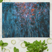 Studie in Watercolor - Orange Handtuch (Gefaltet)