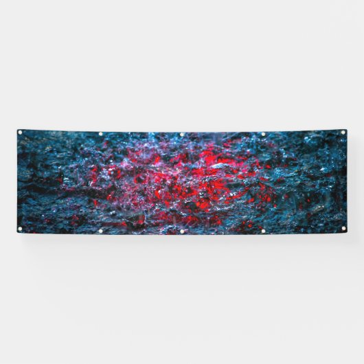 Studie in Watercolor - Rot Banner (Horizontal)