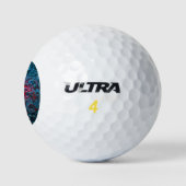 Studie in Watercolor - Rot Golfball (Logo)