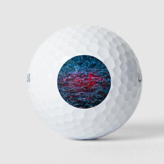 Studie in Watercolor - Rot Golfball (Vorderseite)