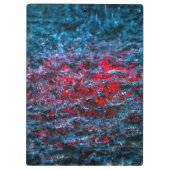 Studie in Watercolor - Rot Klemmbrett (Rückseite)