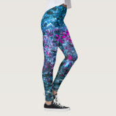 Studie in Watercolor - Violett Leggings (Rechts)