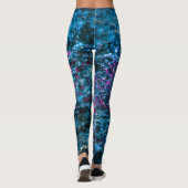 Studie in Watercolor - Violett Leggings (Rückseite)