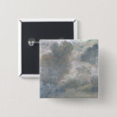 Studie John Constables | der Kumulus-Wolken, 1822 Button (Vorne & Hinten)