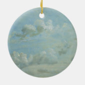 Studie John Constables | der Kumulus-Wolken, 1822 Keramik Ornament (Hinten)