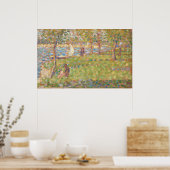 Studie, La Grande Jatte - Georges Seurat Fine Art Poster (Küche)