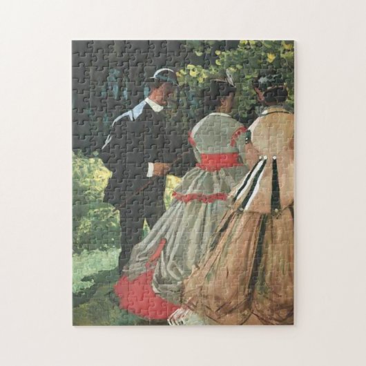 Studie Le dé jeuner sur l'herbe Monet Fine Art Puzzle (Vertikal)