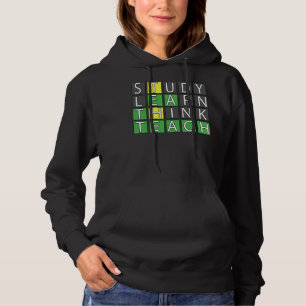 Studie lernen Think Teach Hoodie