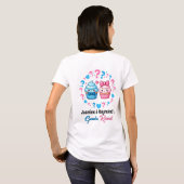 Studie Muffin oder Cupcake Pink oder Blue Gender R T-Shirt (Schwarz voll)