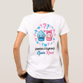 Studie Muffin oder Cupcake Pink oder Blue Gender R T-Shirt (Rückseite)