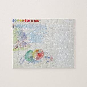 Studie Paul Gauguins von Früchten und von Puzzle