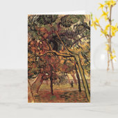 Studie Pine Trees von Vincent van Gogh Karte (Gelbe Blume)