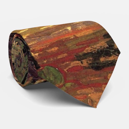 Studie Pine Trees von Vincent van Gogh Krawatte (Gerollt)