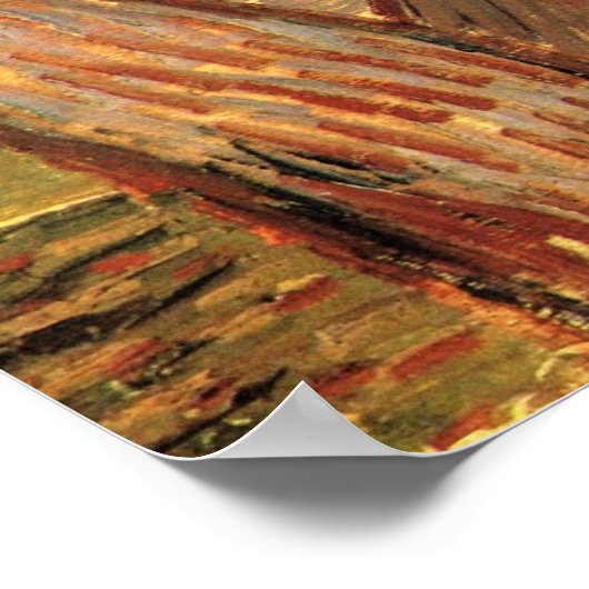 Studie Pine Trees von Vincent van Gogh Poster (Ecke)