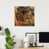 Studie Pine Trees von Vincent van Gogh Poster (Heimbüro)