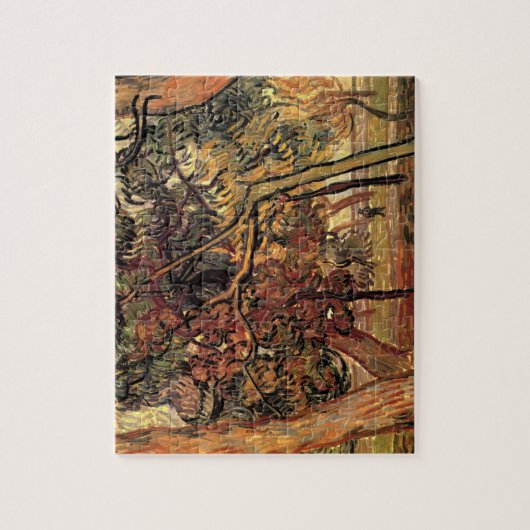 Studie Pine Trees von Vincent van Gogh Puzzle (Vertikal)