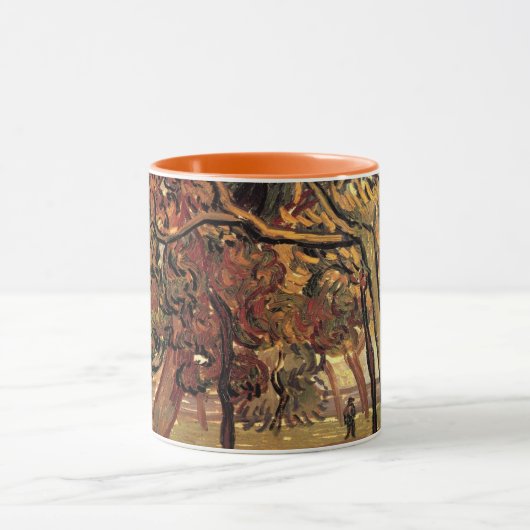 Studie Pine Trees von Vincent van Gogh Tasse (Zentrum)