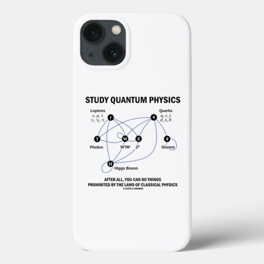 Studie Quantum Physics Higgs Field Standard Model Case-Mate iPhone Hülle (Rückseite)