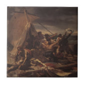 Studie Theodore Gericault- für Floss der Medusa Fliese (Vorderseite)