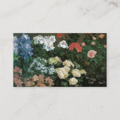 Studie über Blume in Bazille, Vintage Blumenkunst Visitenkarte (Rückseite)