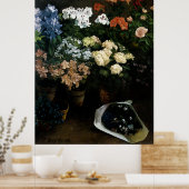 Studie über Blume von Frederic Bazille Poster (Küche)