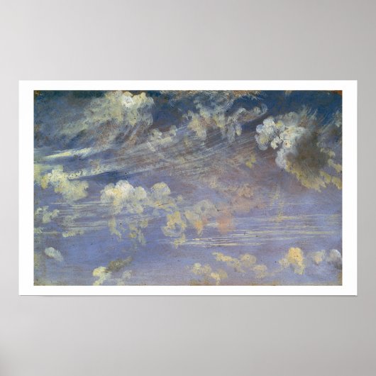 Studie über Cirrus Clouds Poster (Vorne)