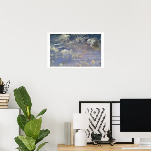 Studie über Cirrus Clouds Poster (Heimbüro)