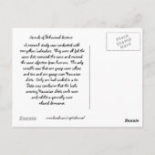 Studie über das Verhalten von Tieren/Labradoren/Hu Postkarte (Rückseite)